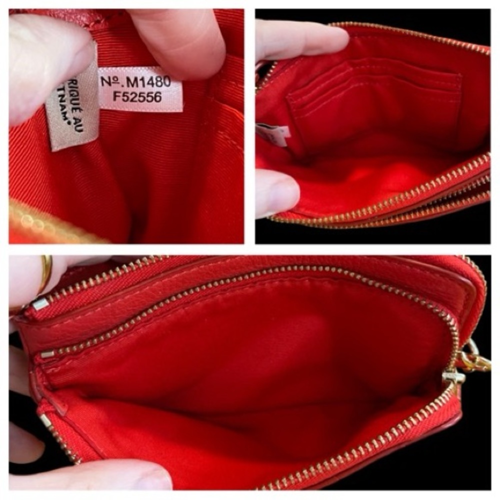 Kate Spade Tan & Red Tote, Coach Wallet, Twillies, Keychain, Xbody Chain & Dusty - Picture 6 of 16